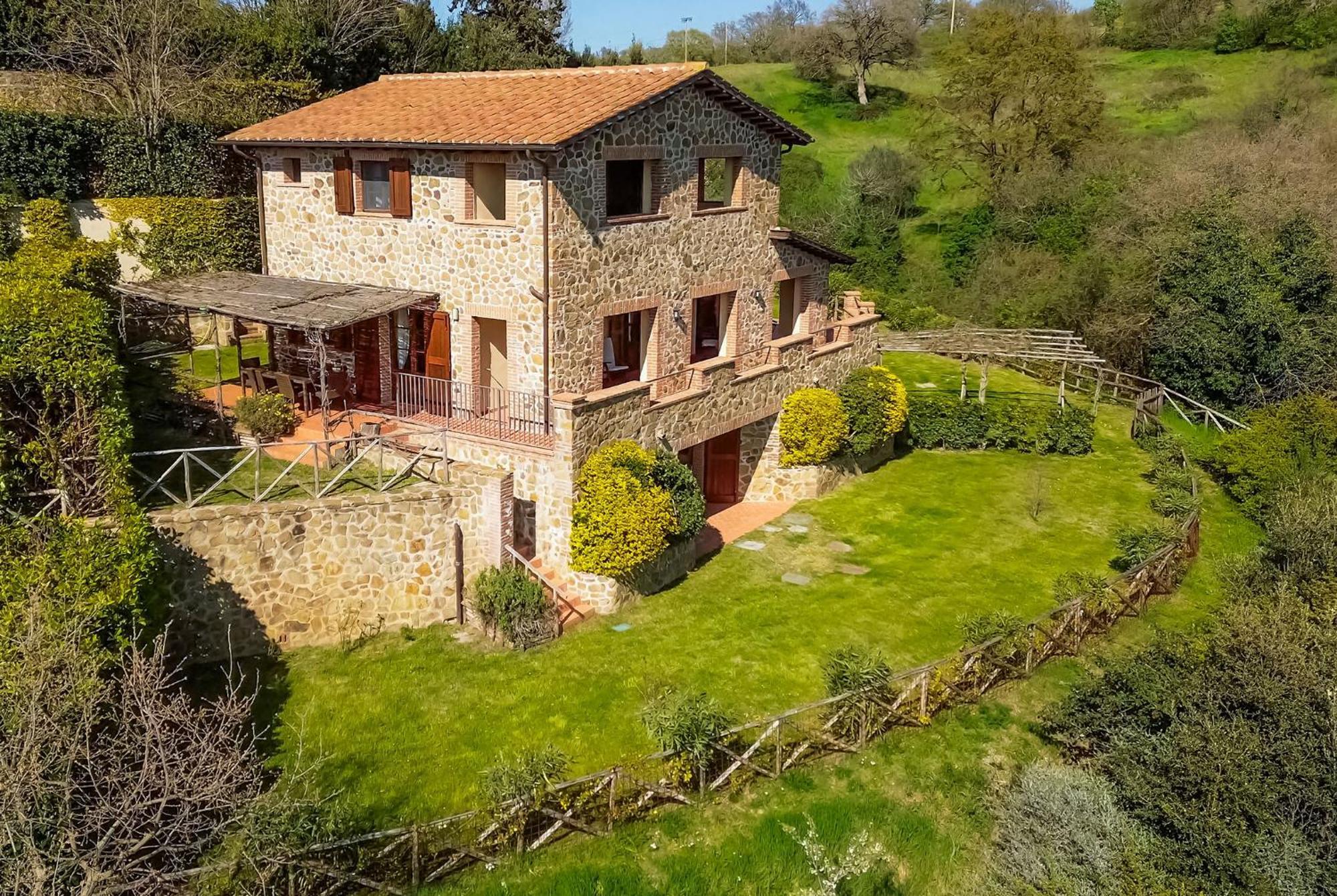 Home With A View In Scansano, Tuscany Exterior photo