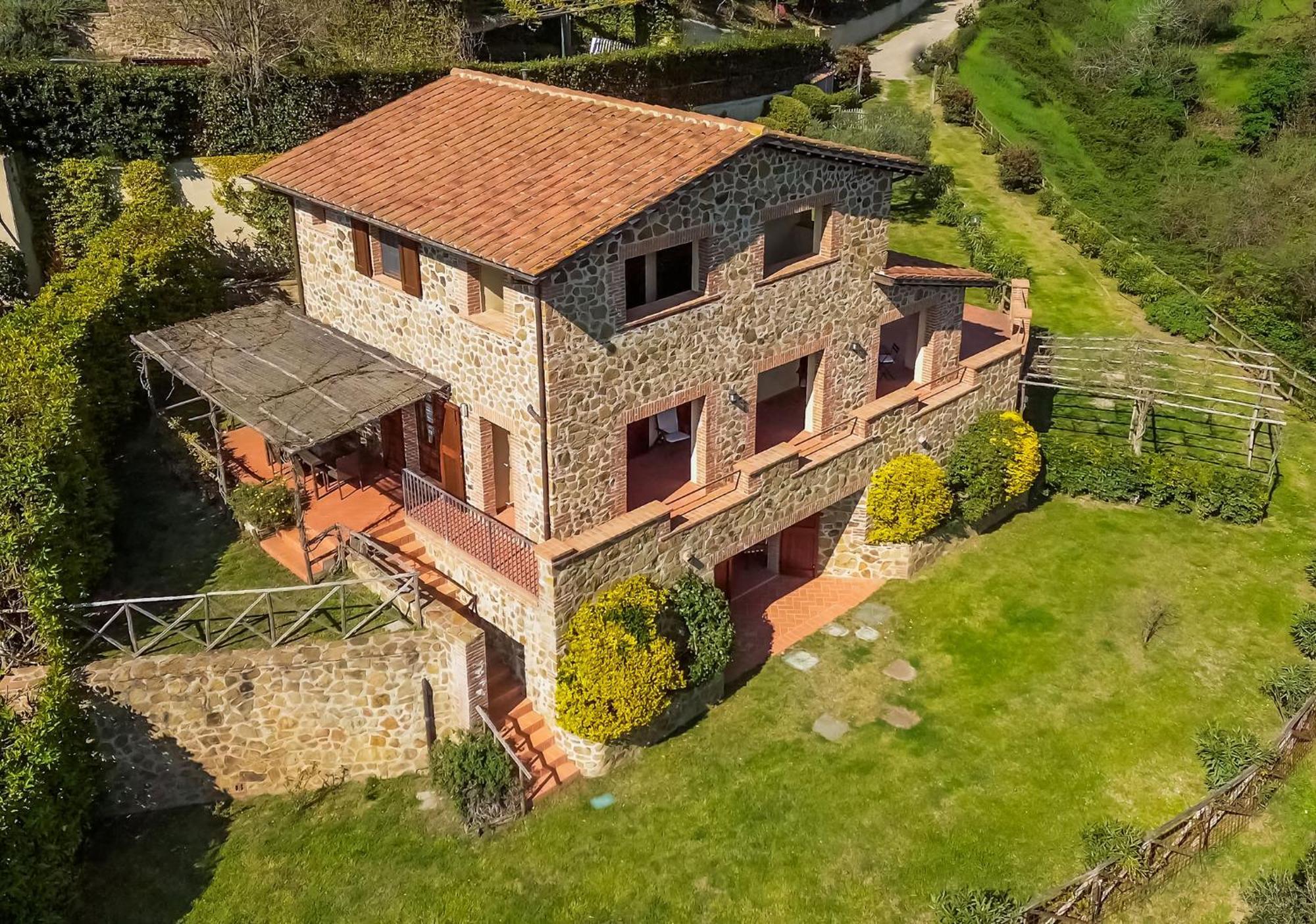 Home With A View In Scansano, Tuscany Exterior photo